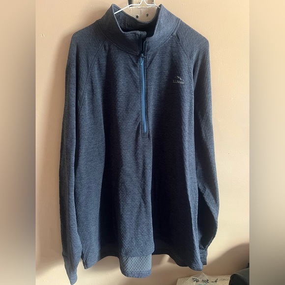 L.L. Bean Gray Zip Up Sweater - Picture 3 of 5